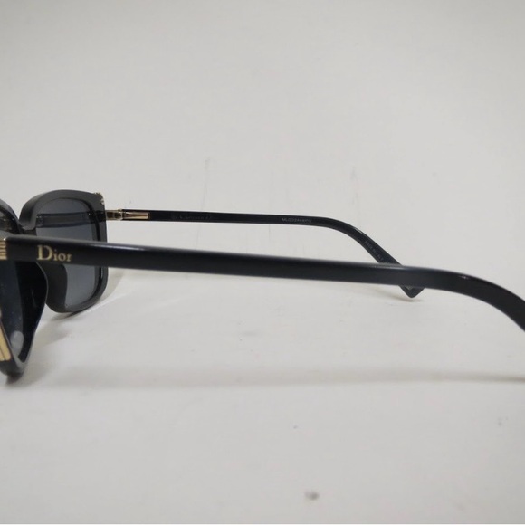 Christian Dior Black Shades with gold hardware COA included + case and cloth - Picture 6 of 16
